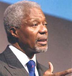 Kofi Annan pide una revolución en eficiencia energética